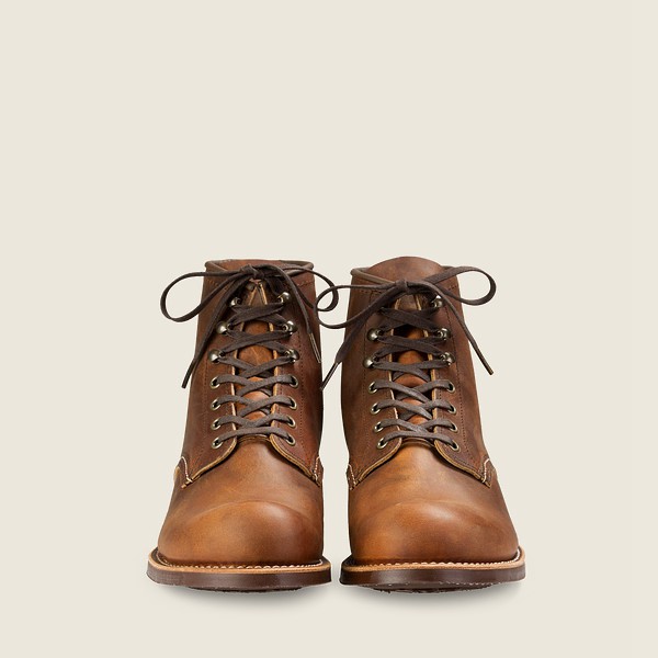 Red Wing Heritage Boots Blacksmith - 6-inchr Rough & Tough Leather - Brown - Mens UWY193468